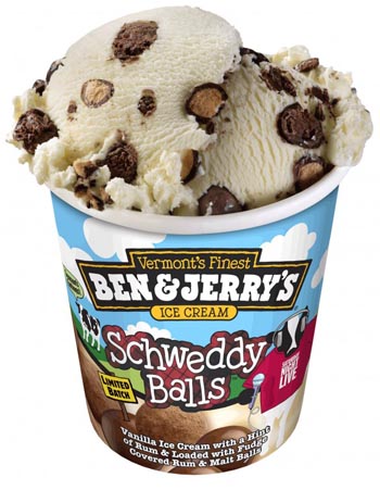 Ben and Jerry&#8217;s new flavor: Schweddy Balls Ice Cream