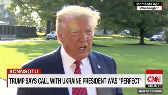 Donald Trump has called his conversation with the president of Ukraine wherein he pressed the foreign leader to investigate Joe Biden, a 'perfect' conversation.