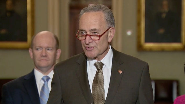 Schumer To Presidential Candidates: Impeachment Trial Comes First