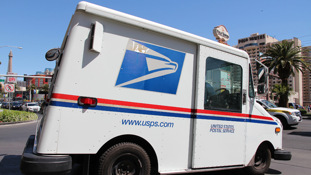 USPS delivery truck