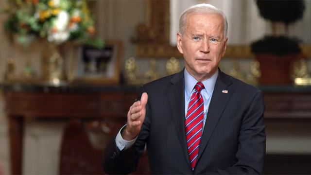President Joe Biden speaks with Norah O'Donnell of CBS News