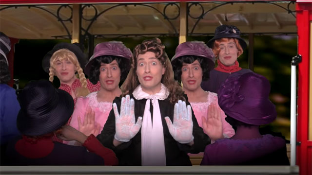 Randy Rainbow offers a parody of the Judy Garland classic song "The Trolley Song"