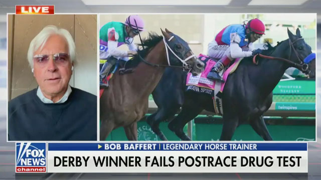 Horse trainer denies doping charges after his horse tested positive for banned substance after winning Kentucky Derby