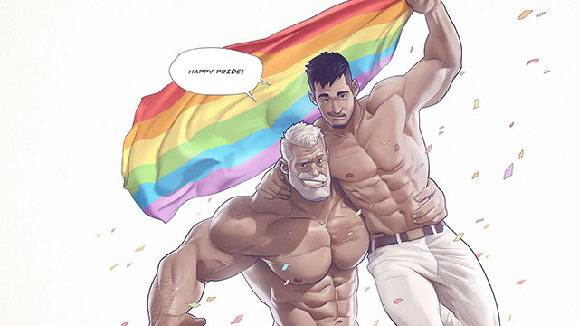Silverjow's famous "Hunks of the week" celebrate Pride Month 2021