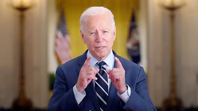 President Joe Biden thanks the 2021 U.S. Olympians for representing us so very well