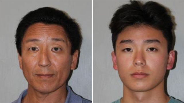 Norbert Chung, 57, Trevor Chung, 19 (mugshots)