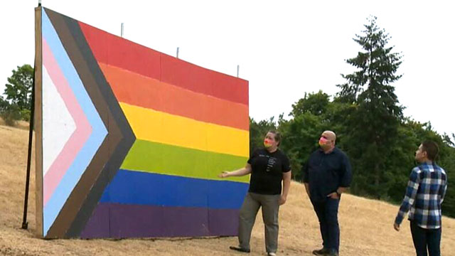Oregon Pride flag