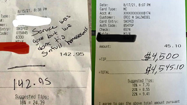 Do Good Wisconsin stepped up to help a waiter who was stiffed for being gay