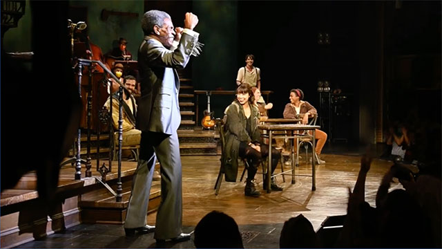 Andre De Shields and the company of Hadestown returned to Broadway
