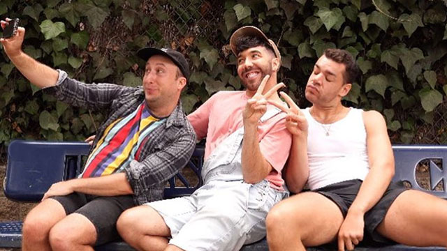 Michael Henry, Matthew Scott Montgomery, Julian Ross Thomas in 'Bubble Gum Gay'