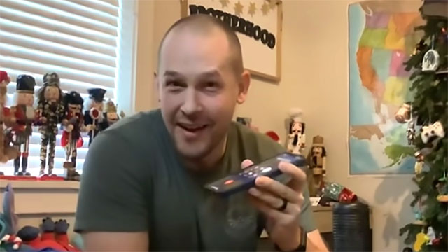 Jared Schmeck, who gave a virtual 'fuck Joe Biden' to President Joe Biden on a Christmas eve call after the president wished the man and his family a merry Christmas, is fuming people are calling out his assholery.