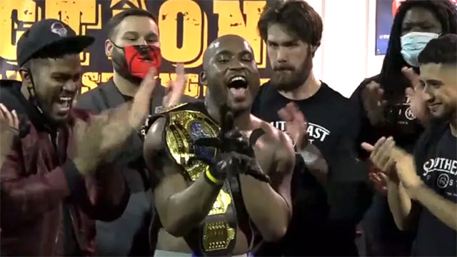 IWTV Independent Wrestling World champion AC Mack (image via IWTV)