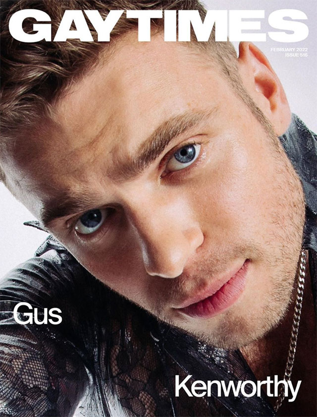 Gus Kenworthy covers Gay Times Magazine.