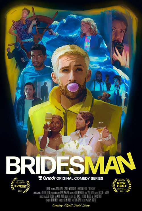 Official poster for the new web series from Grindr "Bridesman"