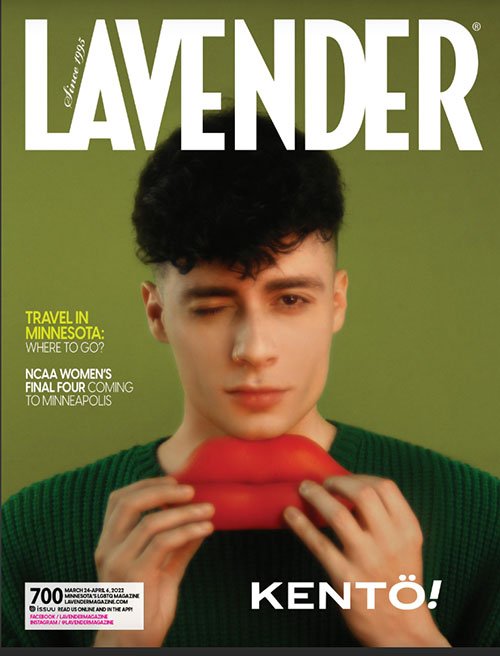 The latest issue of Lavender Magazine features out singer/songwriter Kento