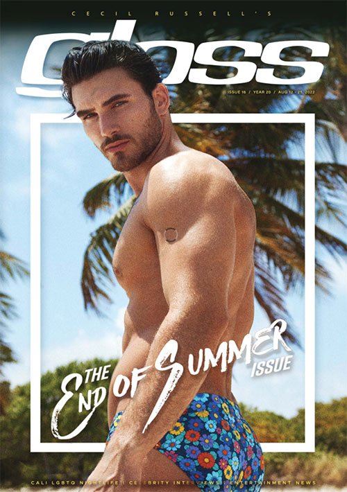 Michael Yerger on the cover of GLOSS Magazine
