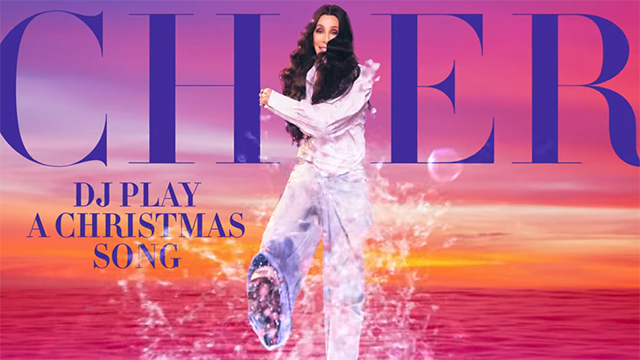 Cher drops new single "DJ Play A Christmas Song"