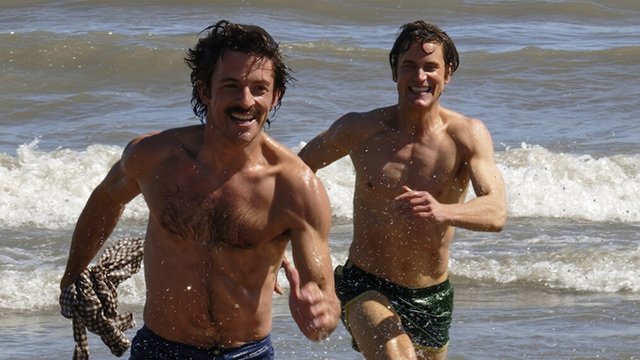 Matt Bomer and Jonathan Bailey in 'Fellow Travelers' (image via Showtime)