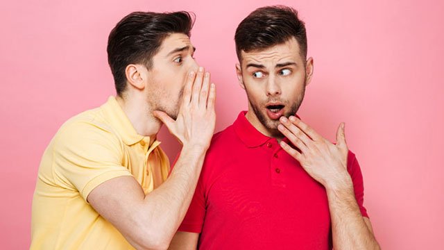 Two gays surprised