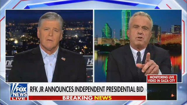 Sean Hannity and Robert F. Kennedy Jr. (screen capture)