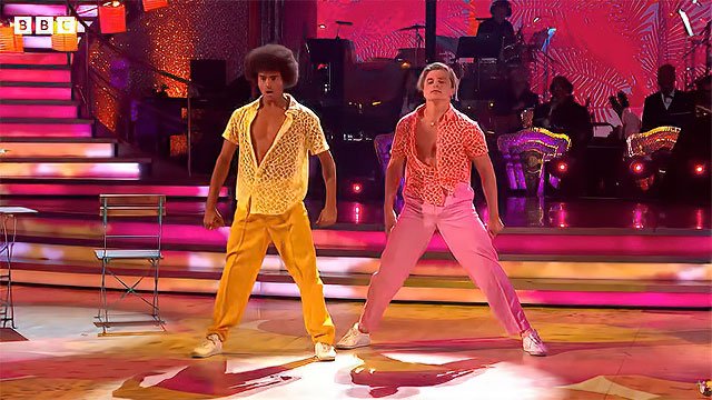 Layton Williams and Nikita Kuzmin salsa on Strictly Come Dancing