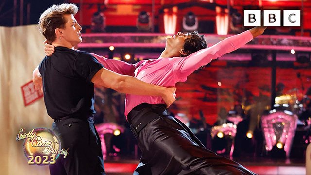 Watch Bad Education star Layton Williams (as 'Rizzo') and his partner Nikita Kuzmin deliver a stunning Viennese waltz to the song "There Are Worse Things I Could Do" from the movie musical Grease
