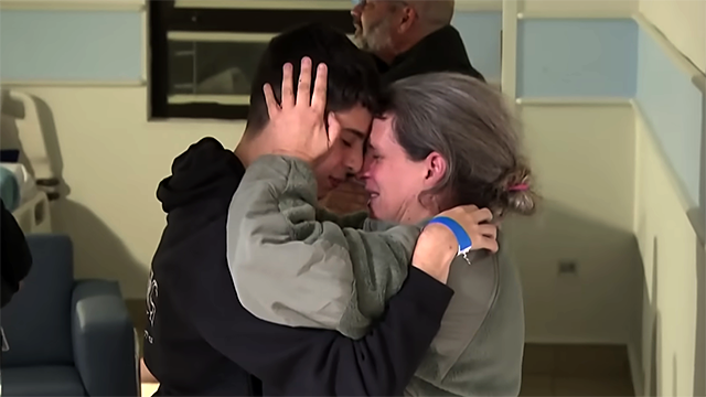 Israeli hostages reunited with families