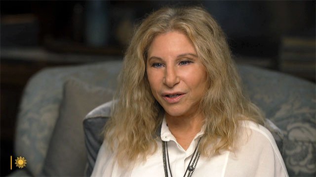 Barbra Streisand speaks to CBS Sunday Morning (screen capture)