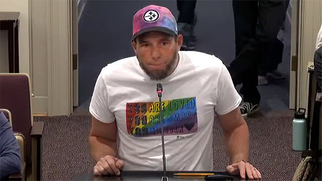 Cody Connor at October 10 Virginia Beach school board meeting