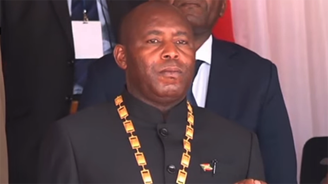 Burundi's President Evariste Ndayishimiye