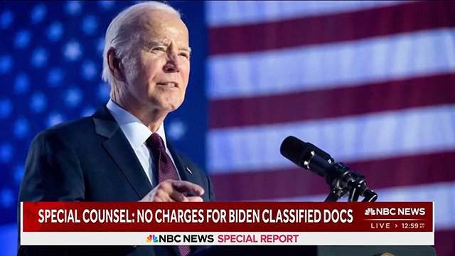 The Special counsel investigating classified documents found at the home of President Biden has found no charges are warranted after a year-long investigation