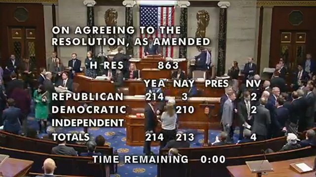House Republicans voted to impeach Homeland Security Secretary