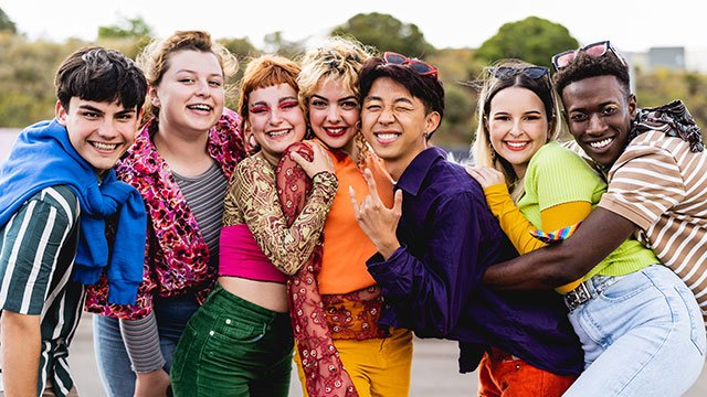 A group of LGBTQ youth (photo: Depositphotos)