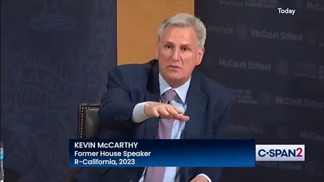 Former Speaker of the House Kevin McCarthy