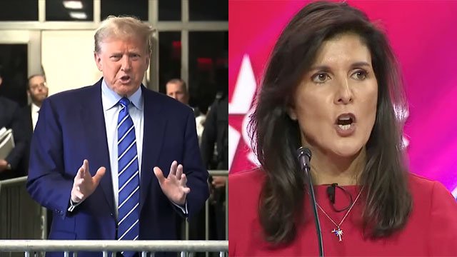 Donald Trump and Nikki Haley