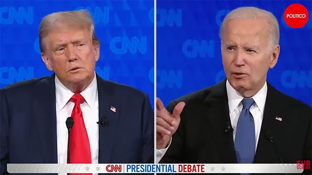 Donald Trump spewed lies while President Joe Biden delivered a halting, low-energy performance at the 2024 presidential debate hosted by CNN