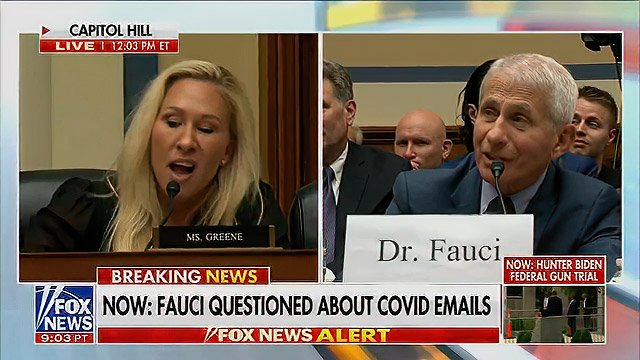 Rep. Marjorie Taylor Greene turned a congressional hearing into a deranged circus attacking Dr. Anthony Fauci.