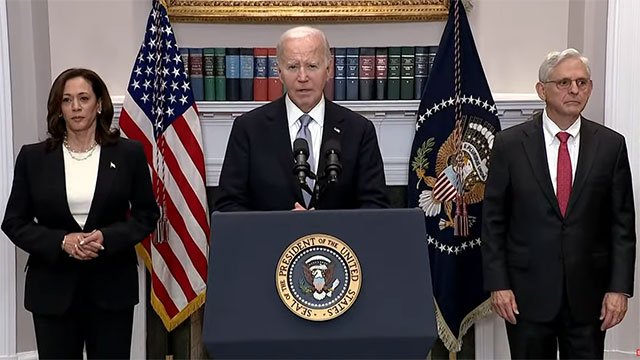 President Biden addressed the nation after a security briefing on the shooting that took place at a Trump rally