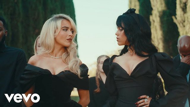 Sabrina Carpenter and Jenna Ortega