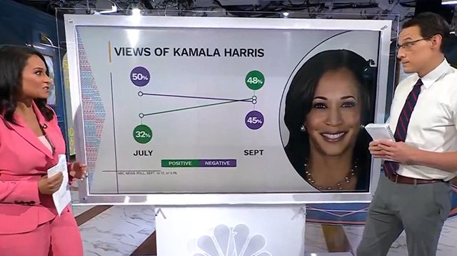 Kamala Harris favorability rating
