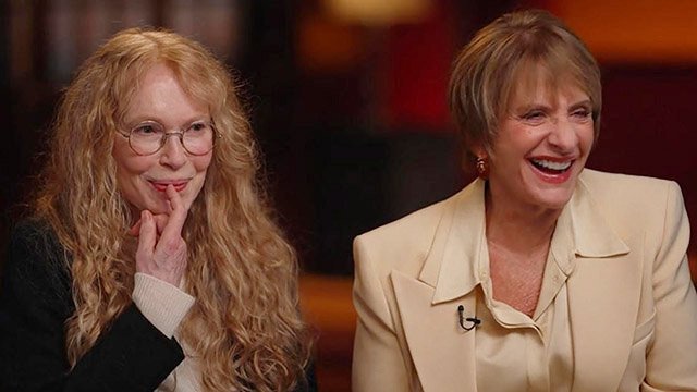 Mia Farrow and Patti LuPone (screen capture)