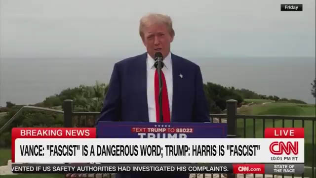 Donald Trump likes the word fascist