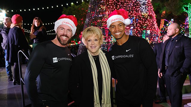 Ryan Kelsey, Mayor Carolyn Goodman and Dio Perez