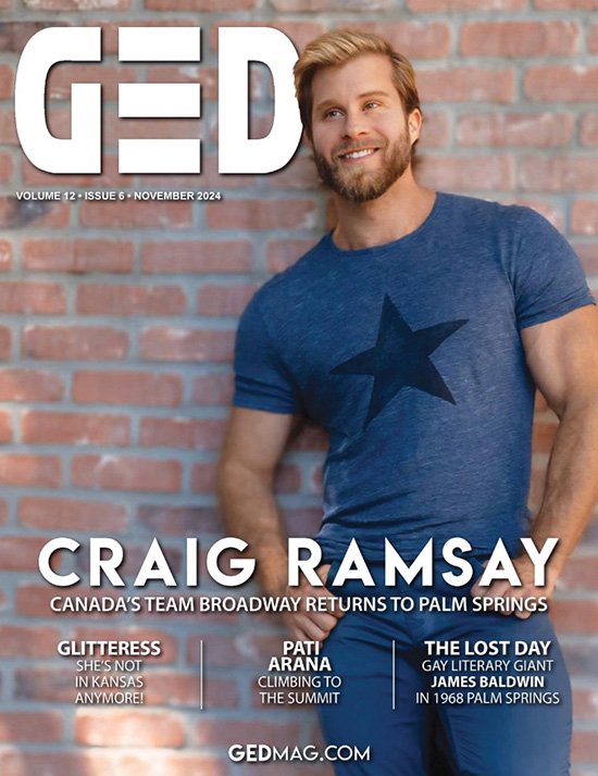 Broadway's Craig Ramsey covers GED Magazine