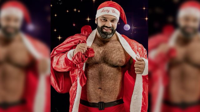 Henio Marques makes for a sexy Santa (via Instagram)