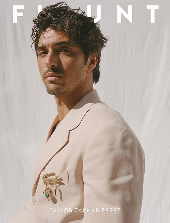 Taylor Zakhar Perez on the cover of Flaunt Magazine