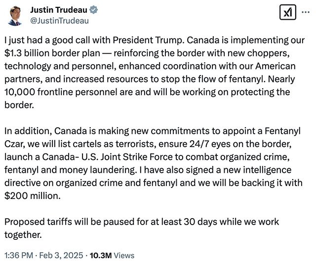 Prime Minister Justin Trudeau