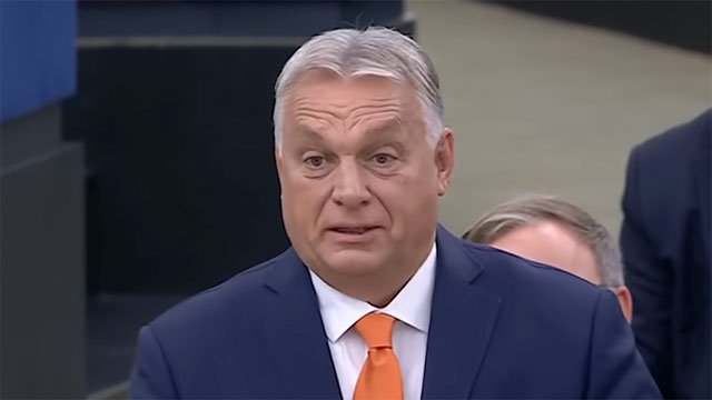 Victor Orban of Hungary (screen capture)