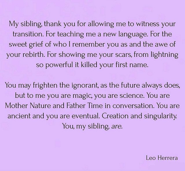 'My Sibling' by Leo Herrera