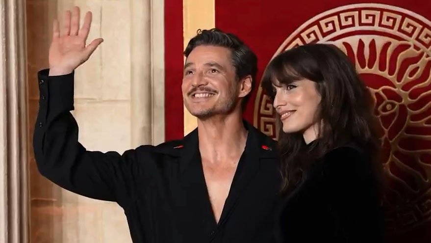 Pedro Pascal with his sister Lux Pascal (screen capture)